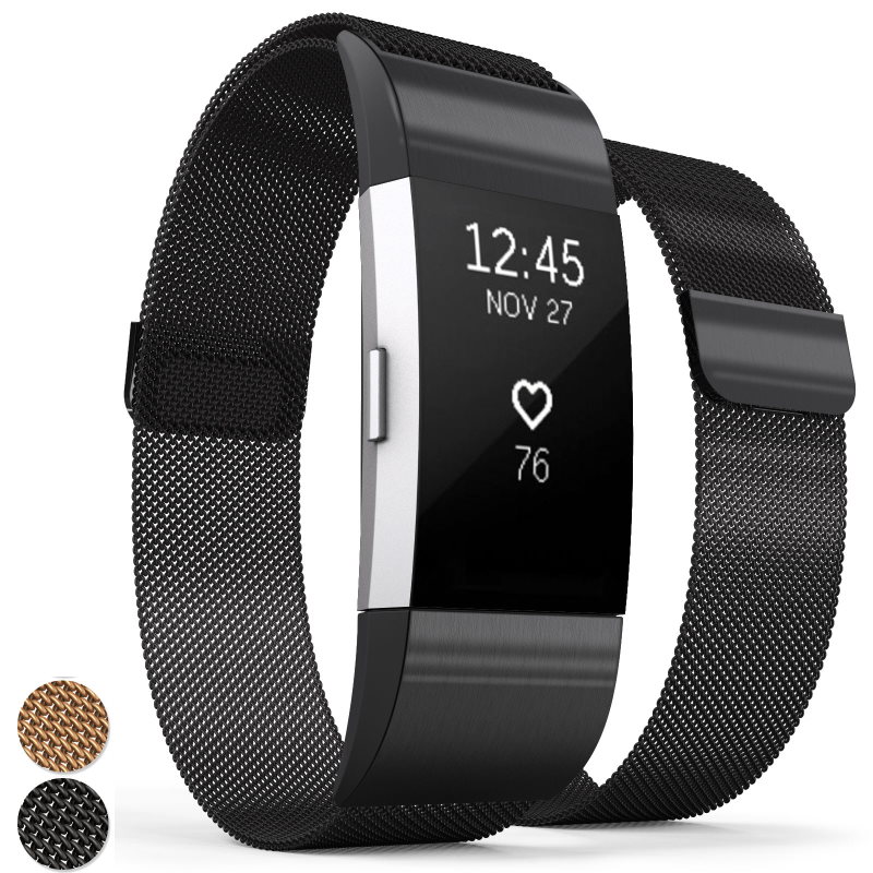 fitbit charge 2 metal strap
